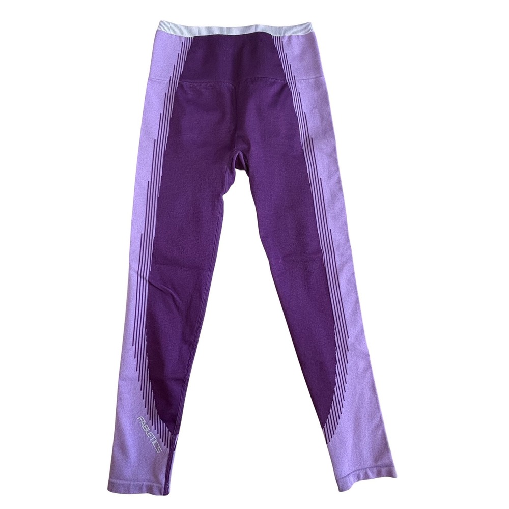 Fabletics Leggings Womens XS Purple High‎ Waisted Seamless oga Pilates Workout